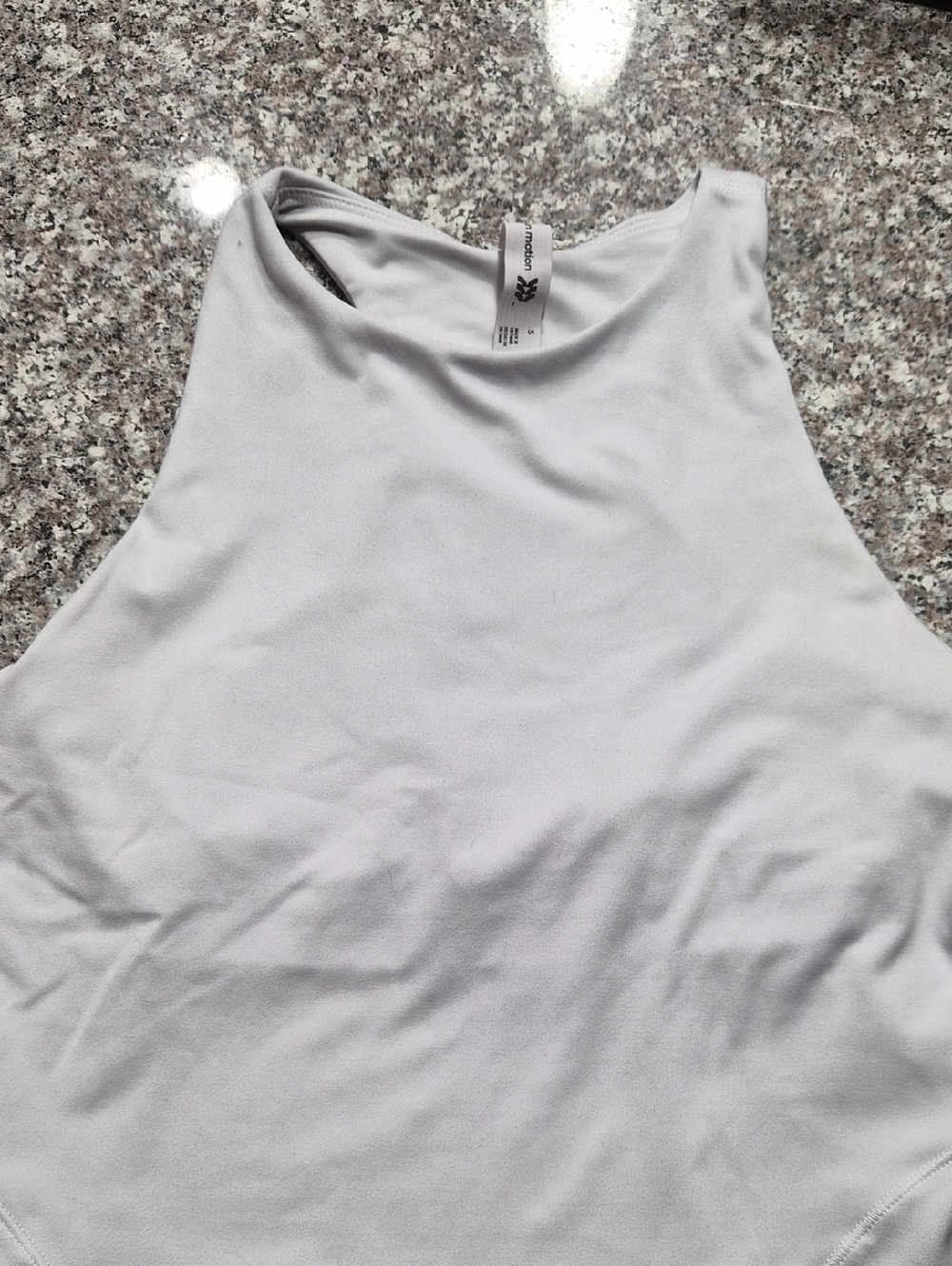 Women’s High-Neck Tank Top - White